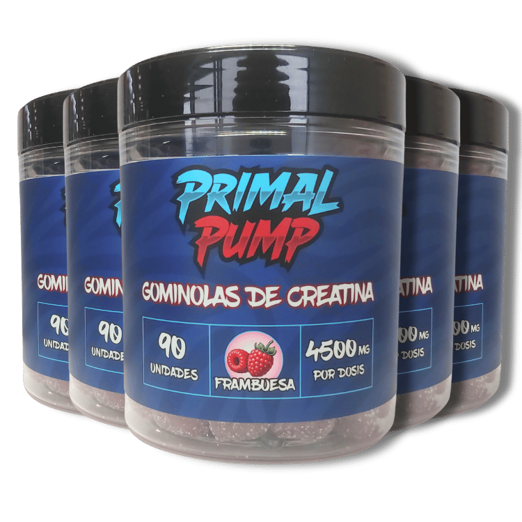 5 x Gominolas de Creatina - Sabor Frambuesa