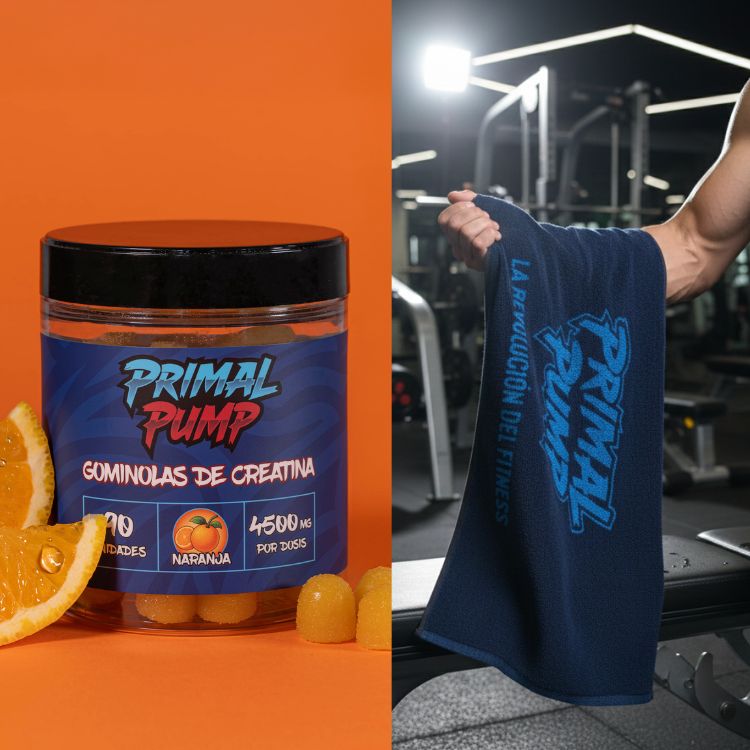 Gominolas de Creatina + Toalla Primal Pump
