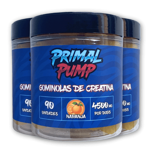 3 x Gominolas de Creatina - Sabor Naranja