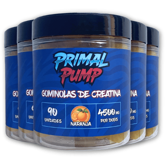 5 x Gominolas de Creatina - Sabor Naranja